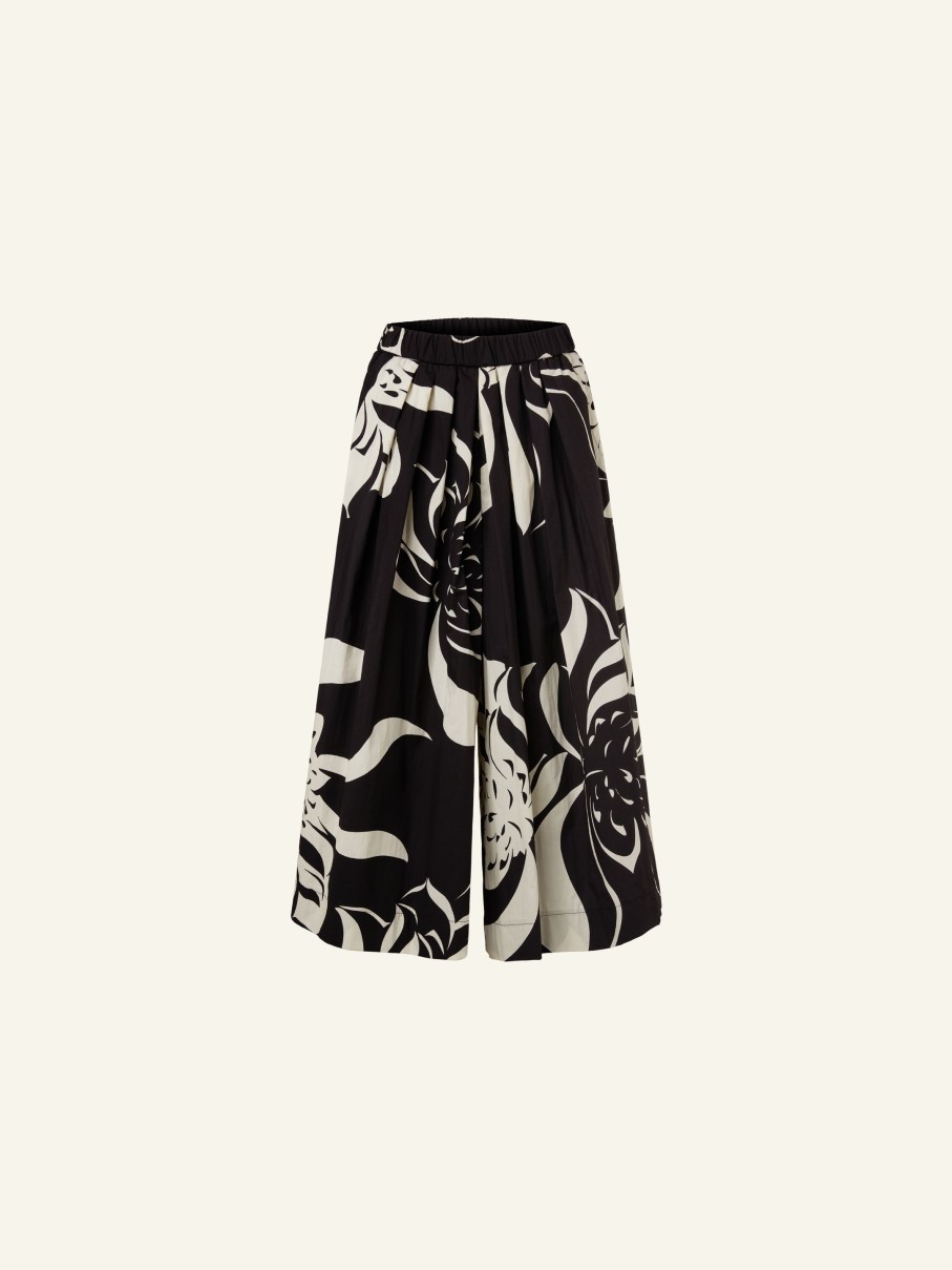 WENDYKEI B/W Pattern Culotte Trousers