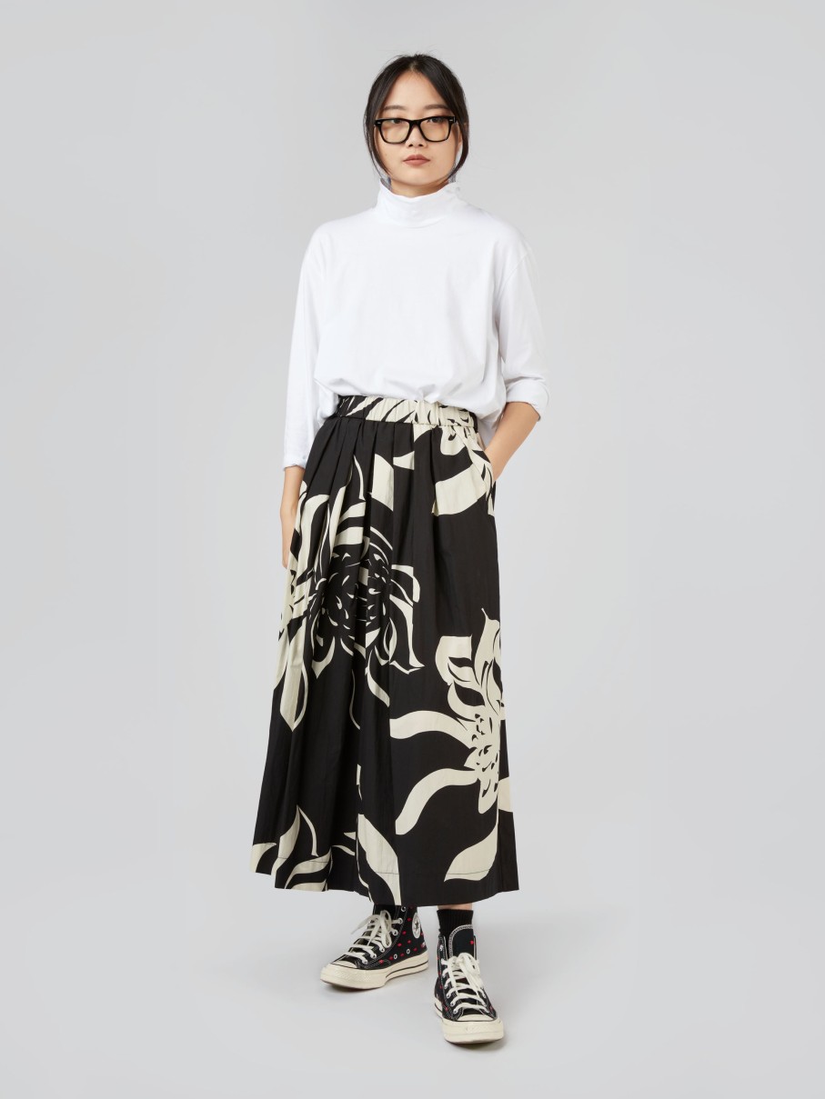 WENDYKEI B/W Pattern Culotte Trousers