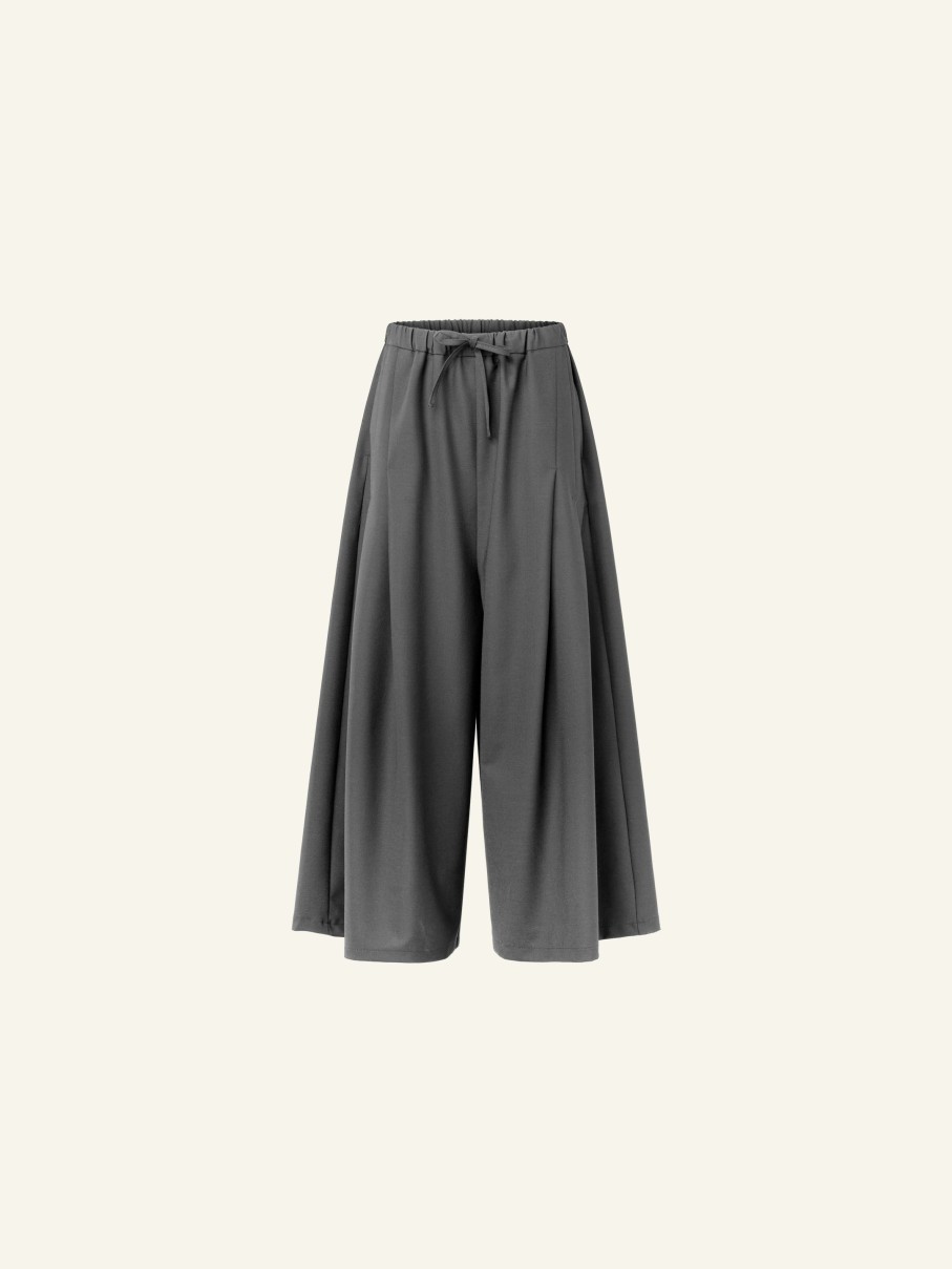 WENDYKEI Wool Blend Palazzo Pants