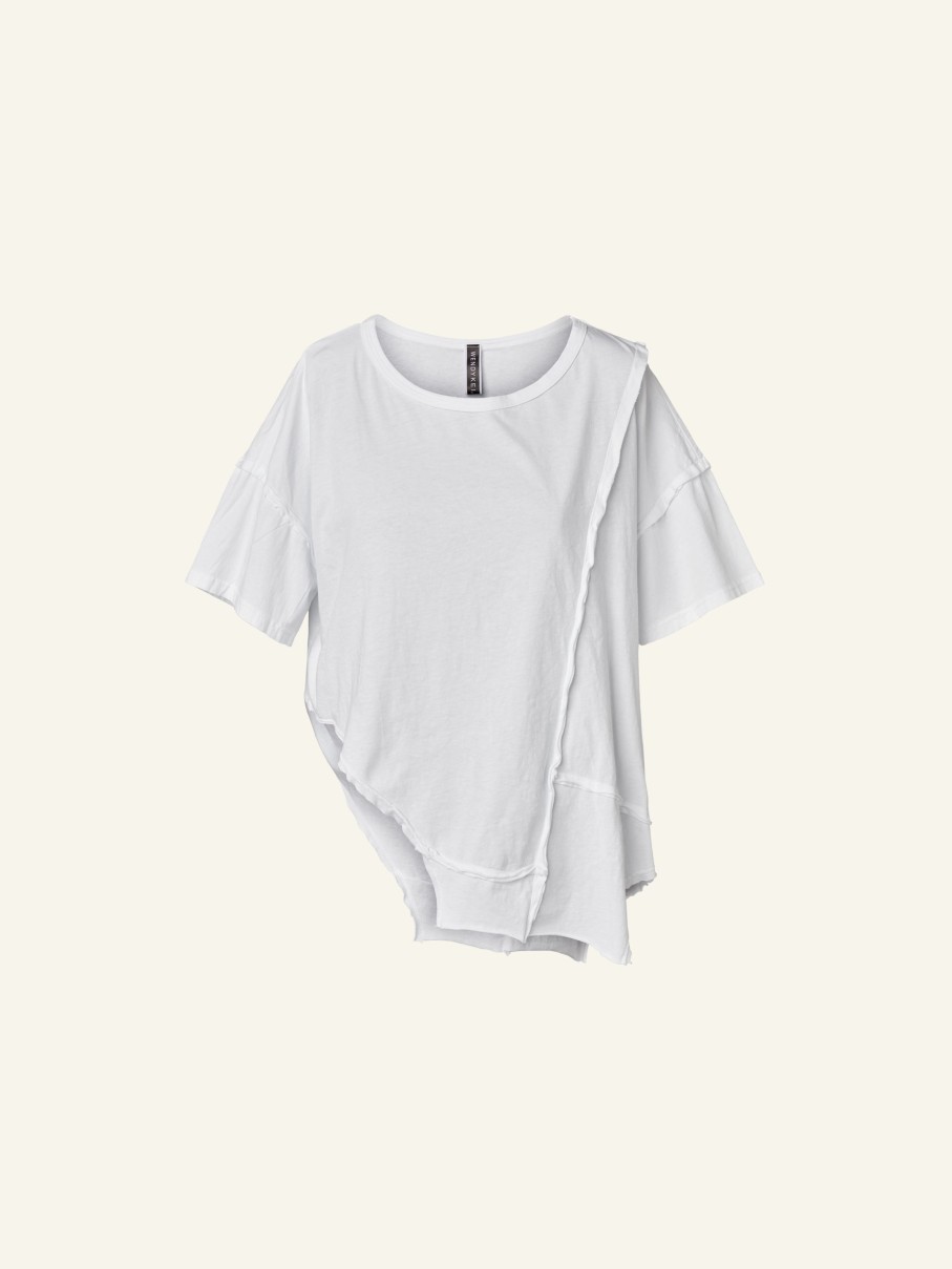 WENDYKEI Asymmetric T-Shirt With Seams