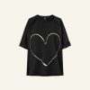 WENDYKEI T-Shirt With Heart Stitching