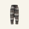 WENDYKEI Low Crotch Tartan Trousers