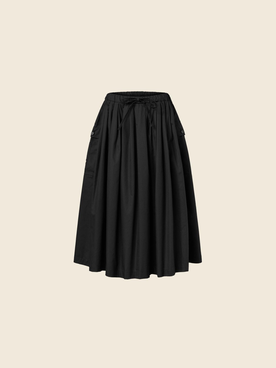 WENDYKEI Cotton Skirt With Cargo Pockets