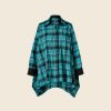 WENDYKEI Aqua Green Checked Over Shirt