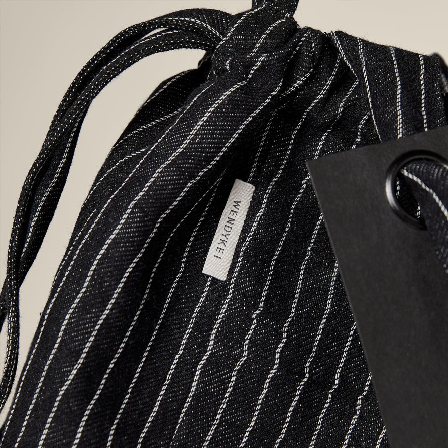 WENDYKEI Black Striped Bag