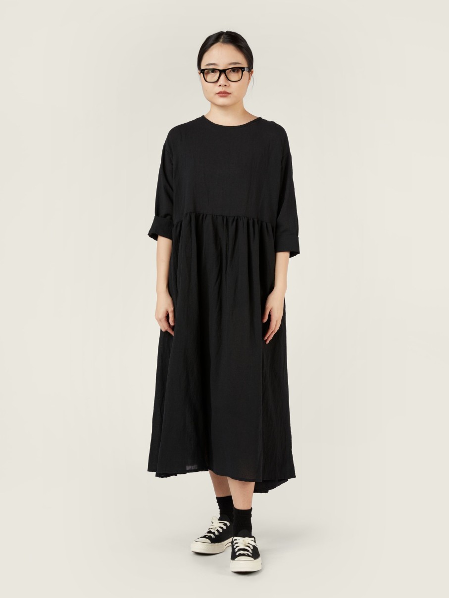 WENDYKEI Wide Linen Blend Dress