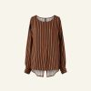 WENDYKEI Striped Viscose Blouse