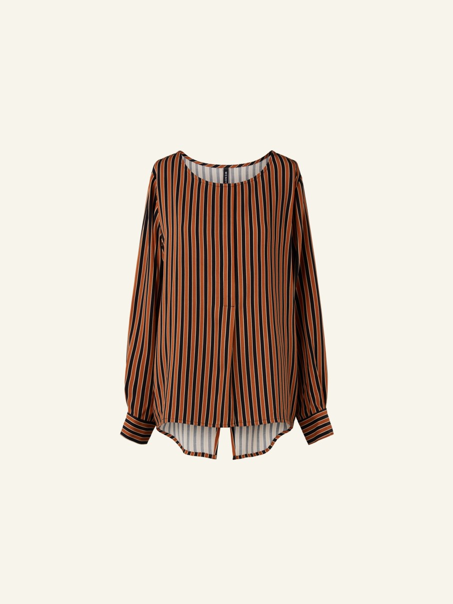 WENDYKEI Striped Viscose Blouse