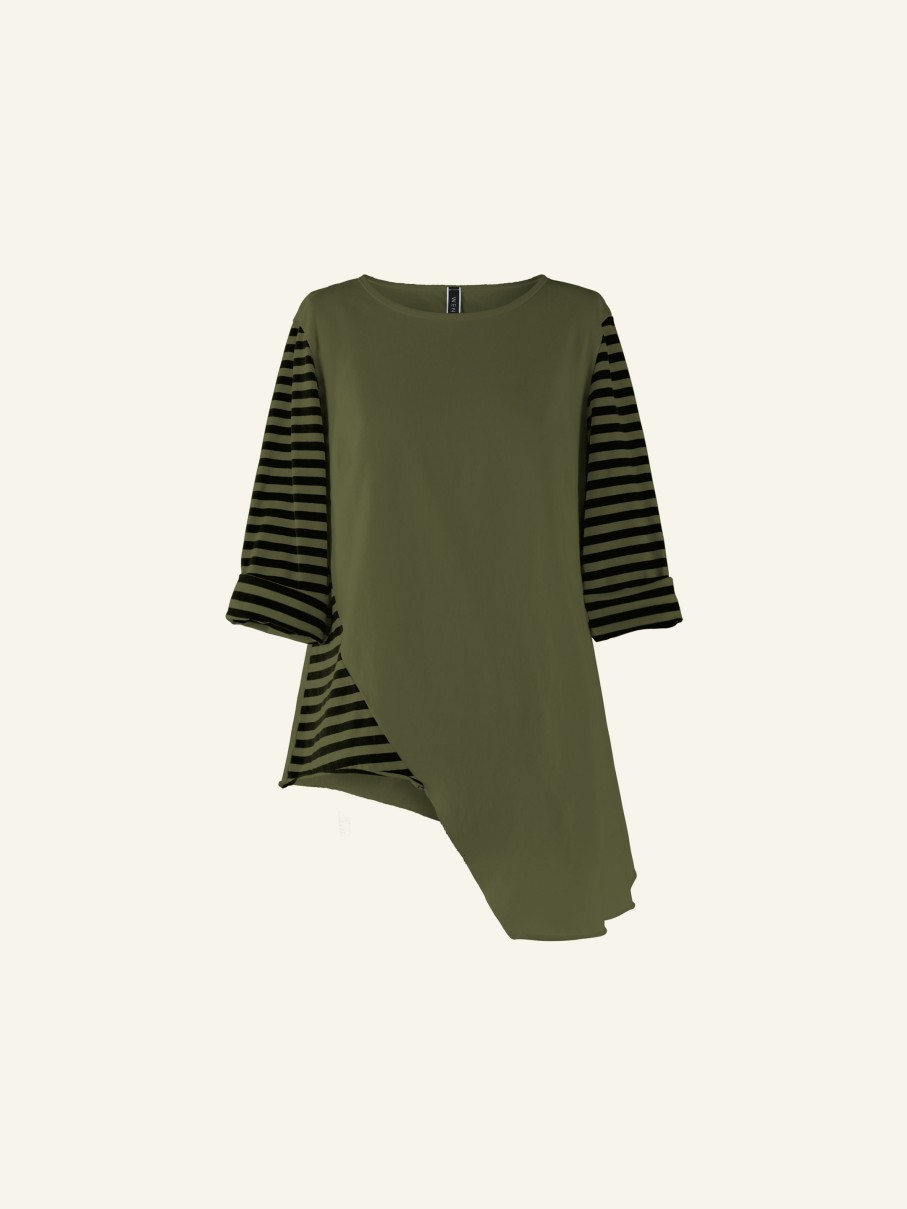 WENDYKEI T-Shirt With Striped Detail