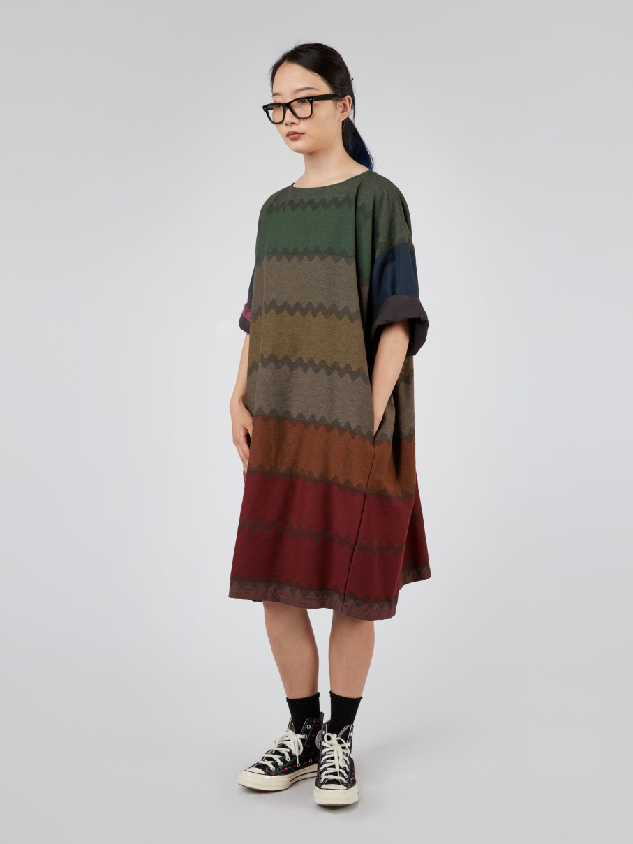 WENDYKEI Dress In Multicolor Fabric Autumn Palette