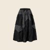 WENDYKEI Skirt With Striped Patchwork