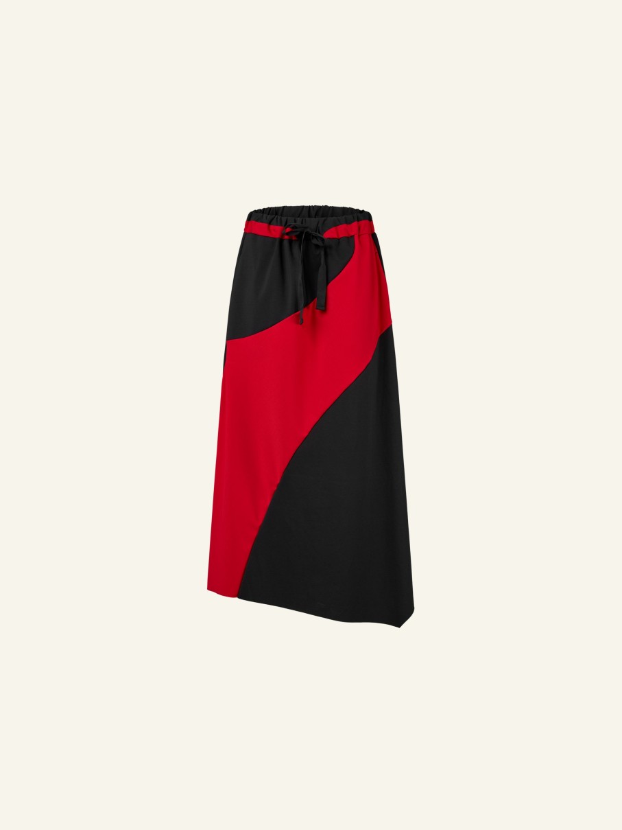 WENDYKEI Long Two-Tone Skirt