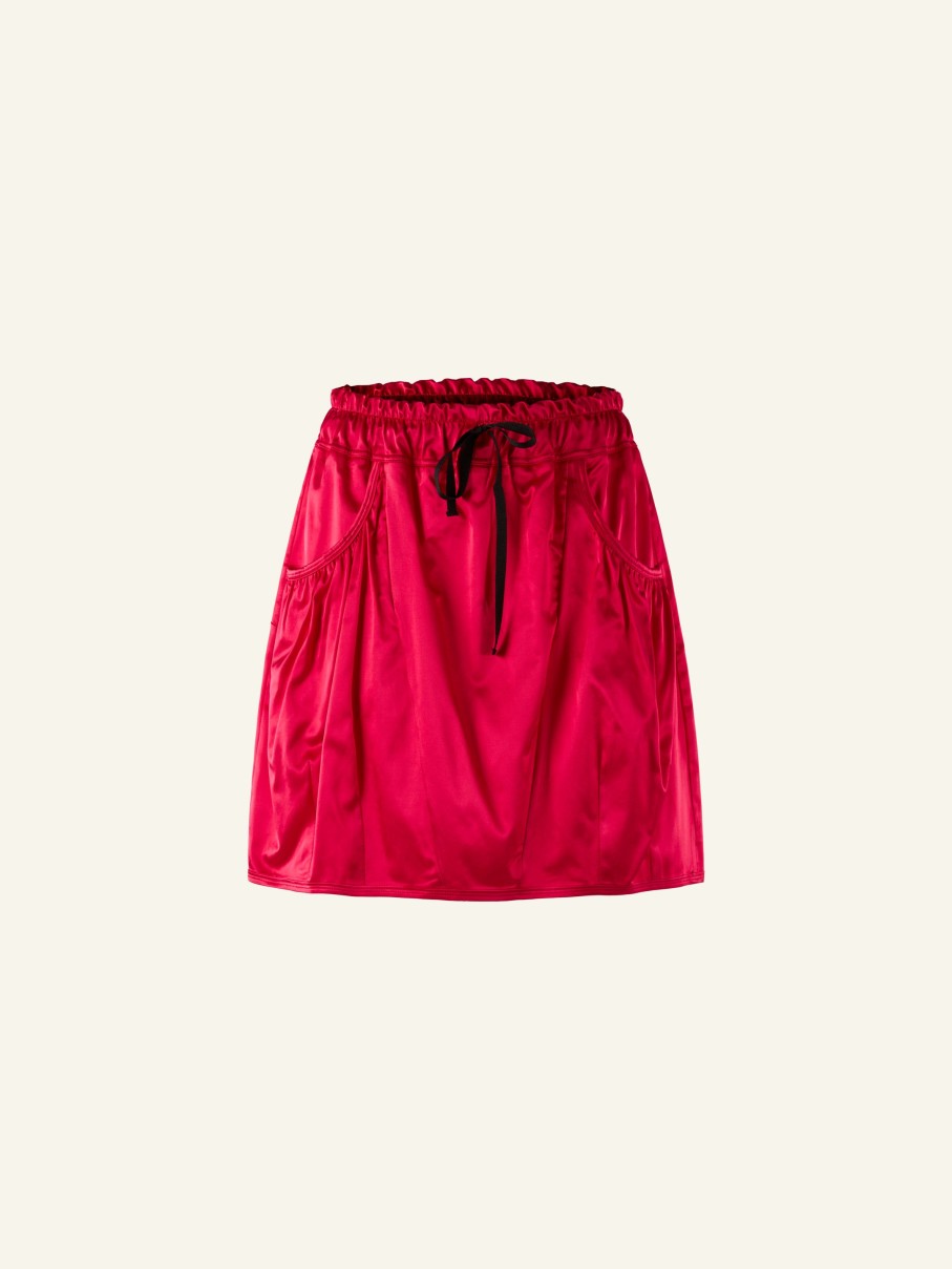 WENDYKEI Satin Mini Skirt