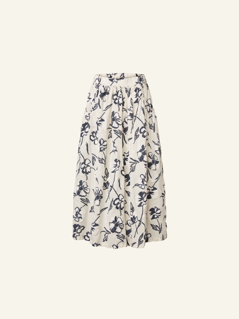 WENDYKEI Long Skirt With Flower Print