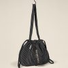 WENDYKEI Gray Striped Bag