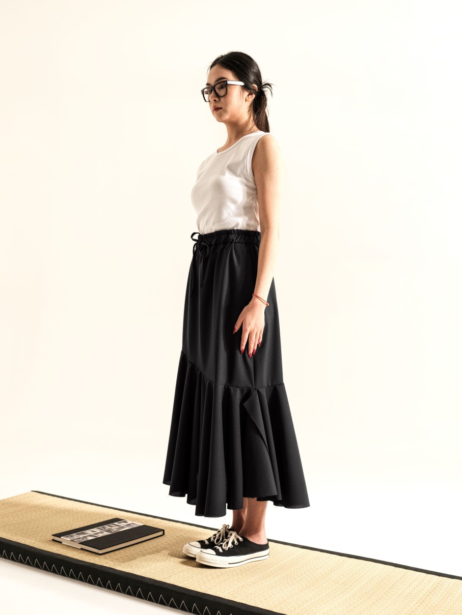 WENDYKEI Skirt With Flared Final Flounce