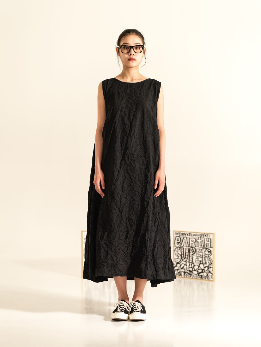 WENDYKEI Sleeveless Dress With Wrinkled Effect F/W23