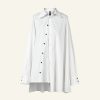 WENDYKEI Asymmetric Shirt With Button