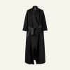 WENDYKEI Long Cardigan With Draped Neck