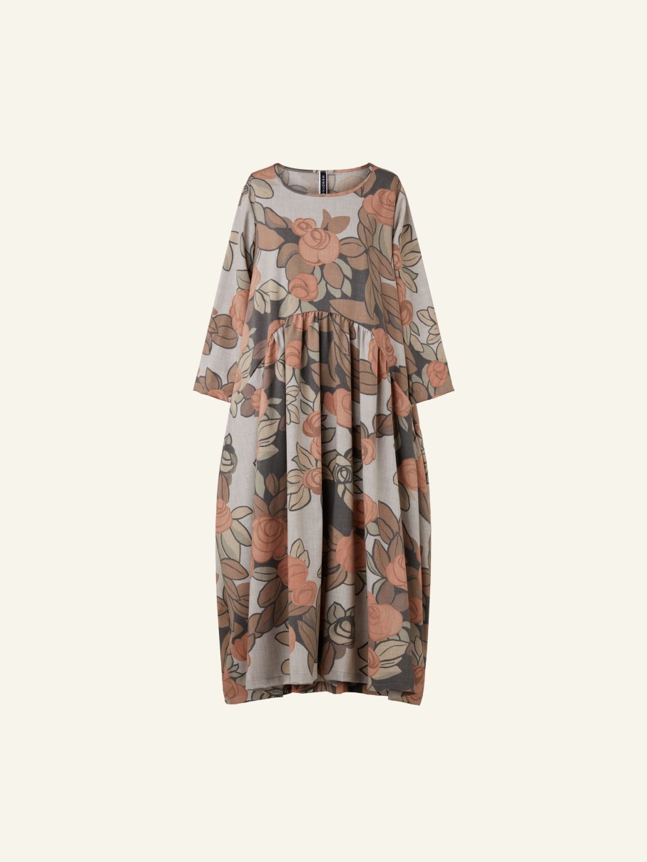 WENDYKEI Viscose Blend Dress With Flower Pattern