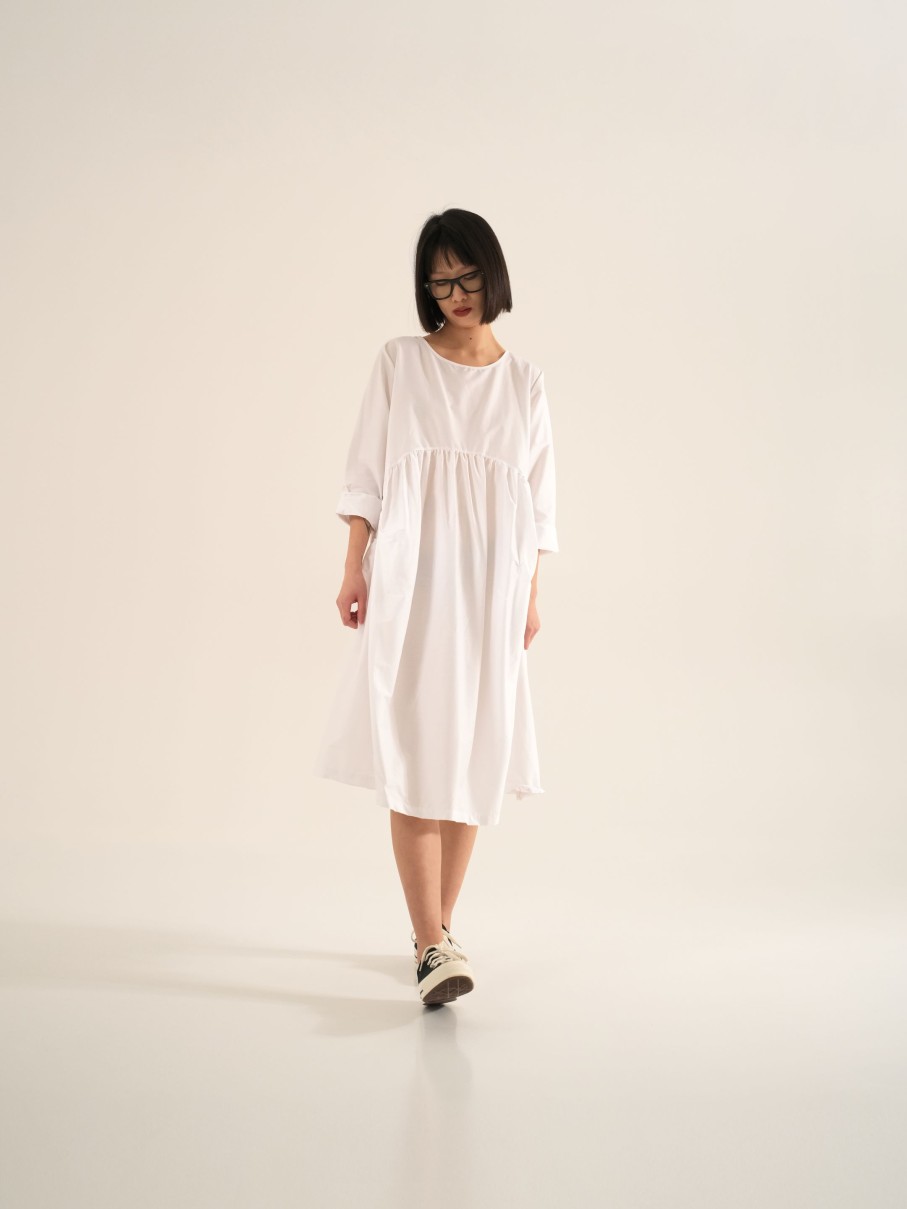 WENDYKEI Cotton Poplin Long Dress