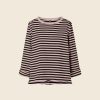 WENDYKEI Striped T-Shirt With Rib Neck