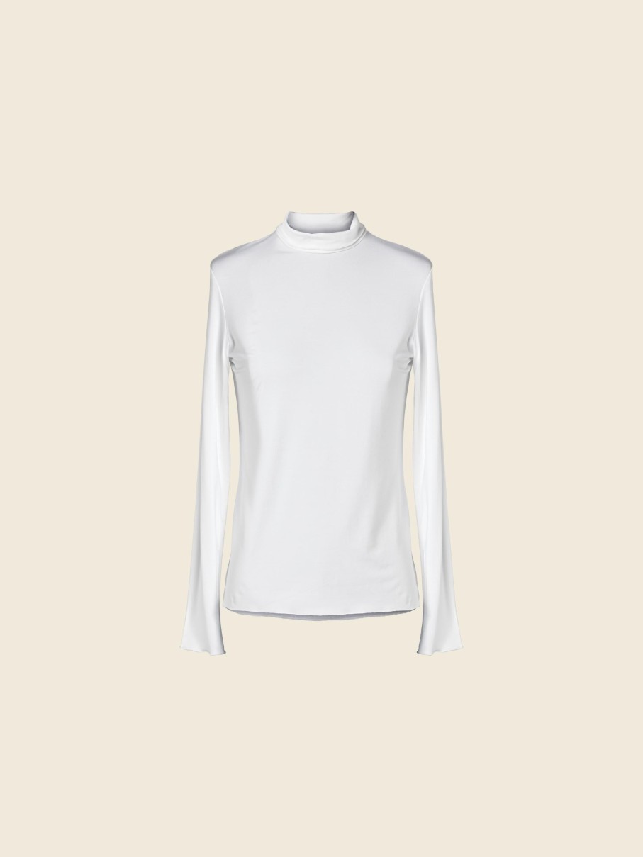 WENDYKEI Turtleneck T-Shirt In Viscose