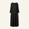 WENDYKEI Long Viscose Blend Dress With Belt