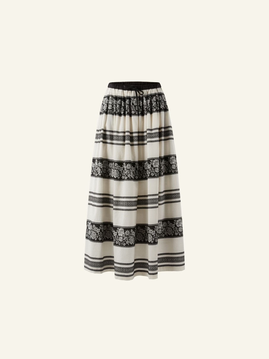 WENDYKEI Japanese Texture Long Skirt