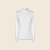 WENDYKEI Viscose Turtleneck T-Shirt