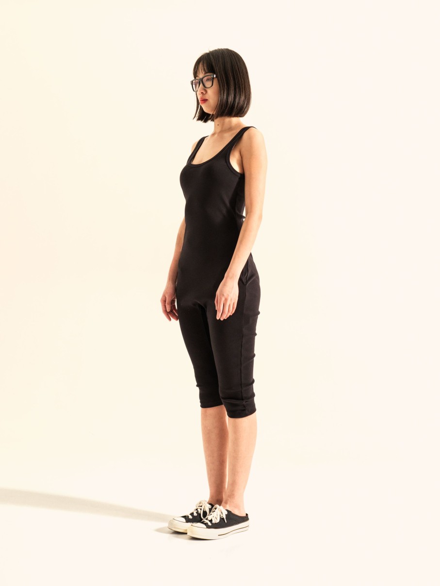 WENDYKEI Cotton Jersey Sleeveless Jumpsuit