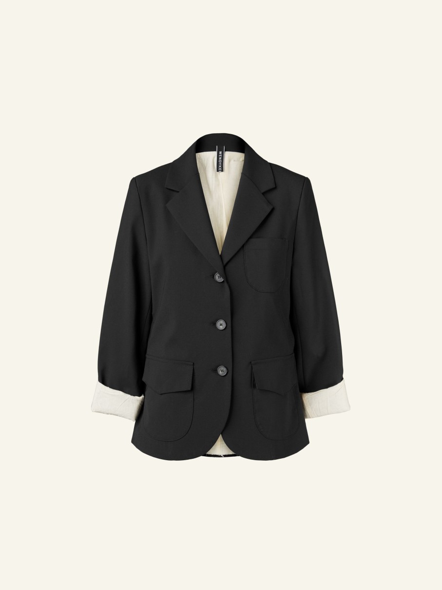 WENDYKEI Blazer Doubled In Ecru Fabric