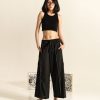 WENDYKEI Palazzo Trousers With Ecru' Trim